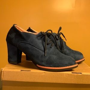 Chunky Heel Oxfords